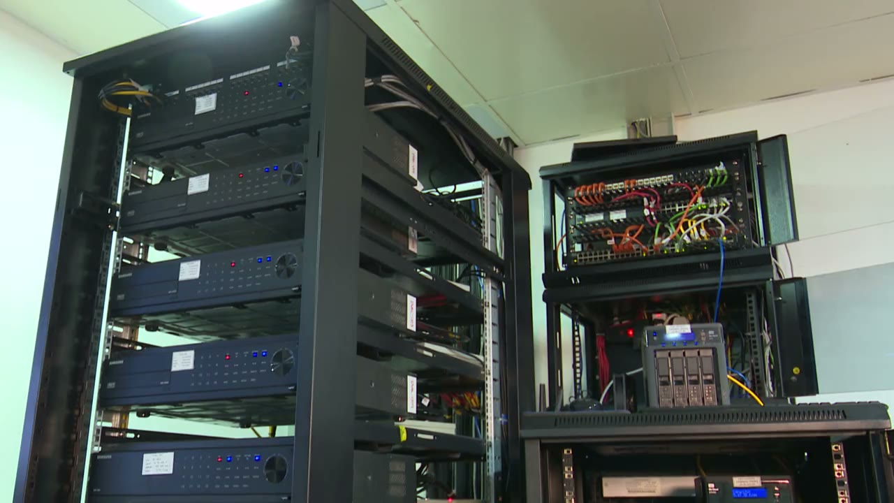 Computing equipment in open server racks